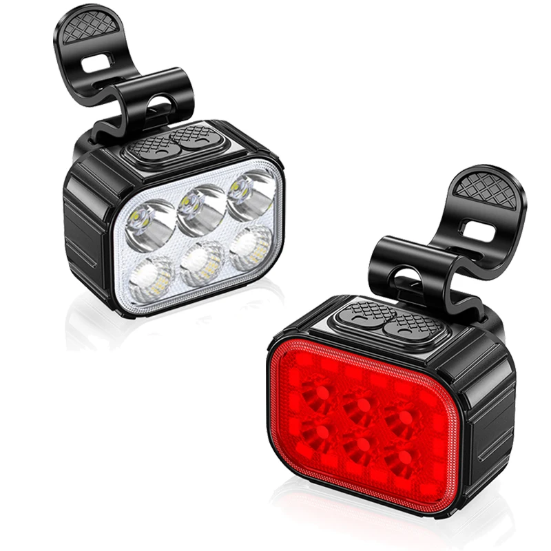 

2 шт., светодиодные передние и задние фонасветильник для велосипеда