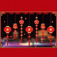 4560cm new year blessing sticker diy window glass wall stickers bedroom decoration stickers self adhesive wallpaper stationery