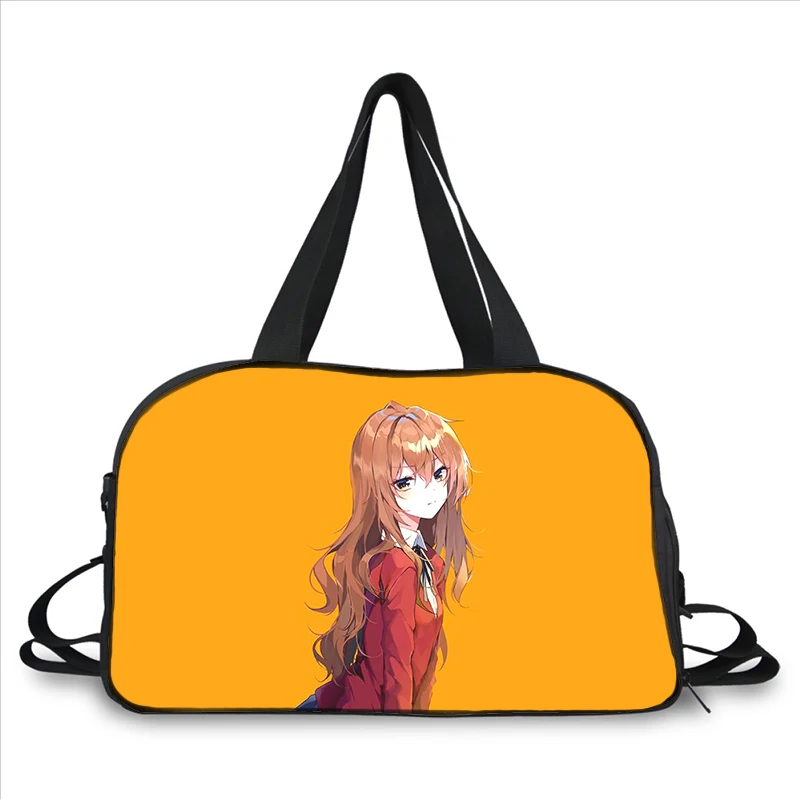 Anime Toradora Aisaka Taiga 3D printing fashion trend portable large capacity multi function messenger bag travel bag