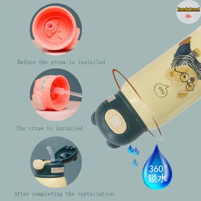 Термос из нержавеющей стали для девочек 500 мл