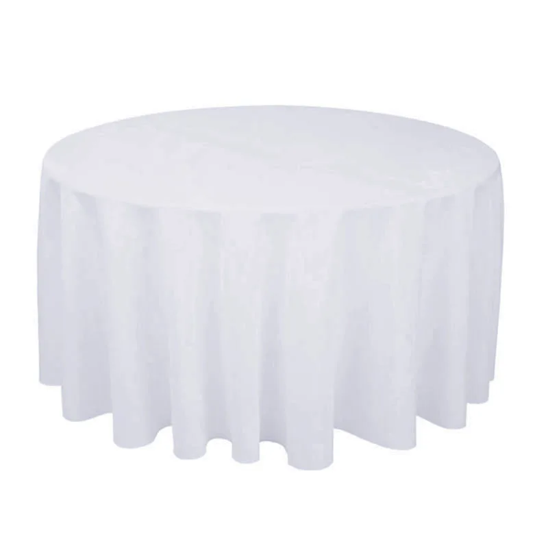 

The hotel wedding banquet scene pure color circular plain, embossing polyester cloth_Jes1130