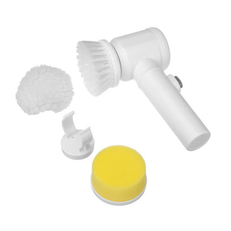

5 In 1 Handheld Bathtub Electric Brush Household Kitchen Bathroom Cordless Cleaner Scrubber Washing Toilet Tub Home Sink Tool