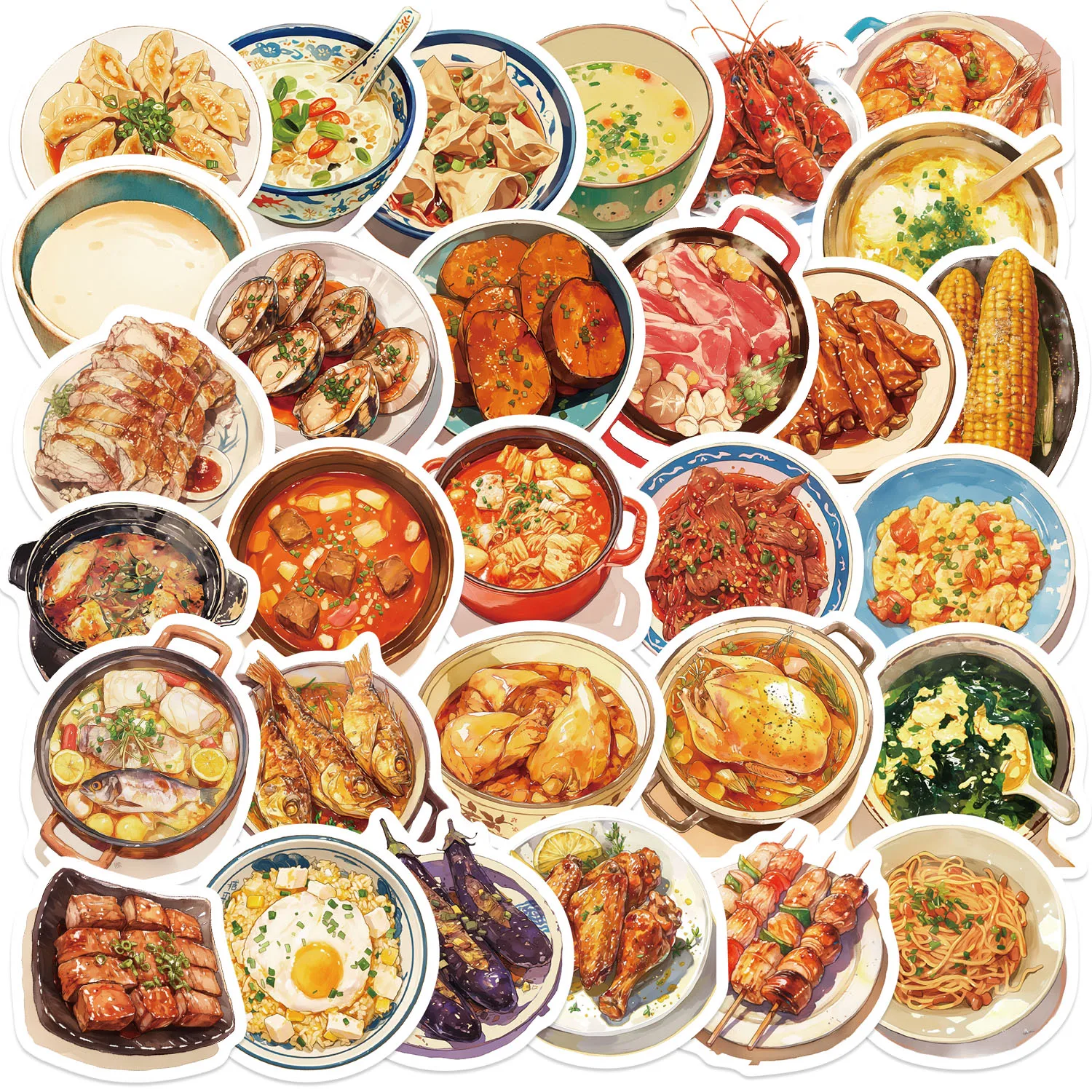 Декоративные водонепроницаемые наклейки для игрушек 30 шт