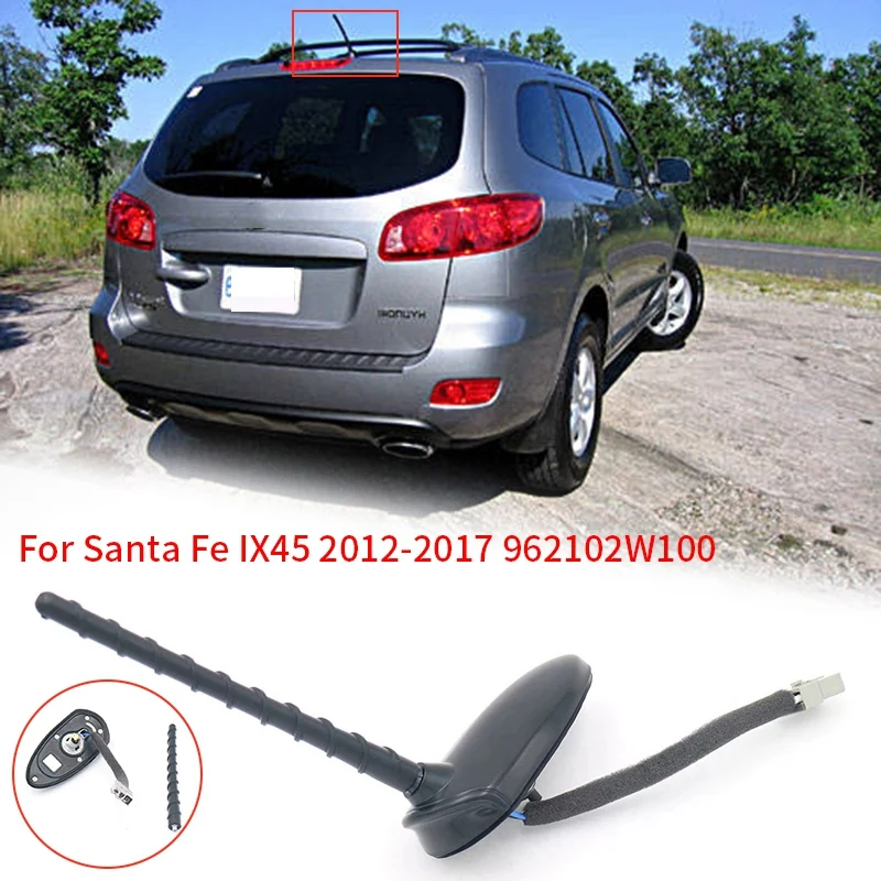 

Антенна приема сигнала на заднюю крышу автомобиля, антенна Акулий плавник для Hyundai Santa Fe IX45 2012-2017 962102W100