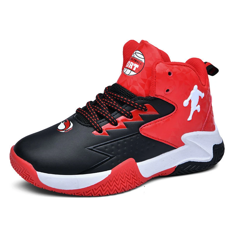 Boys High Quality Basketball Shoes New Children's Brand Jordans Youth Sports Shoes High Top Students Basketball Sneakers