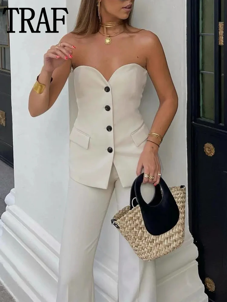 

Топ женский летний на пуговицах с открытыми плечами и открытой спиной