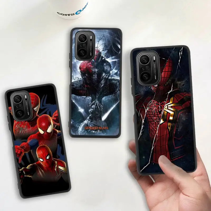 

Marvel Superhero Spiderman Phone Case for Redmi 9A 8A Note 11 10 9 8 8T Redmi 9 K20 K30 K40 Pro Max Silicone soft Cover