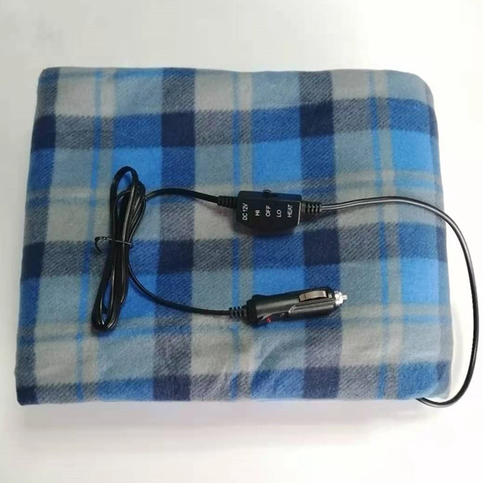 Клетчатое одеяло с электрическим подогревом коврик для 12 В автомобиля