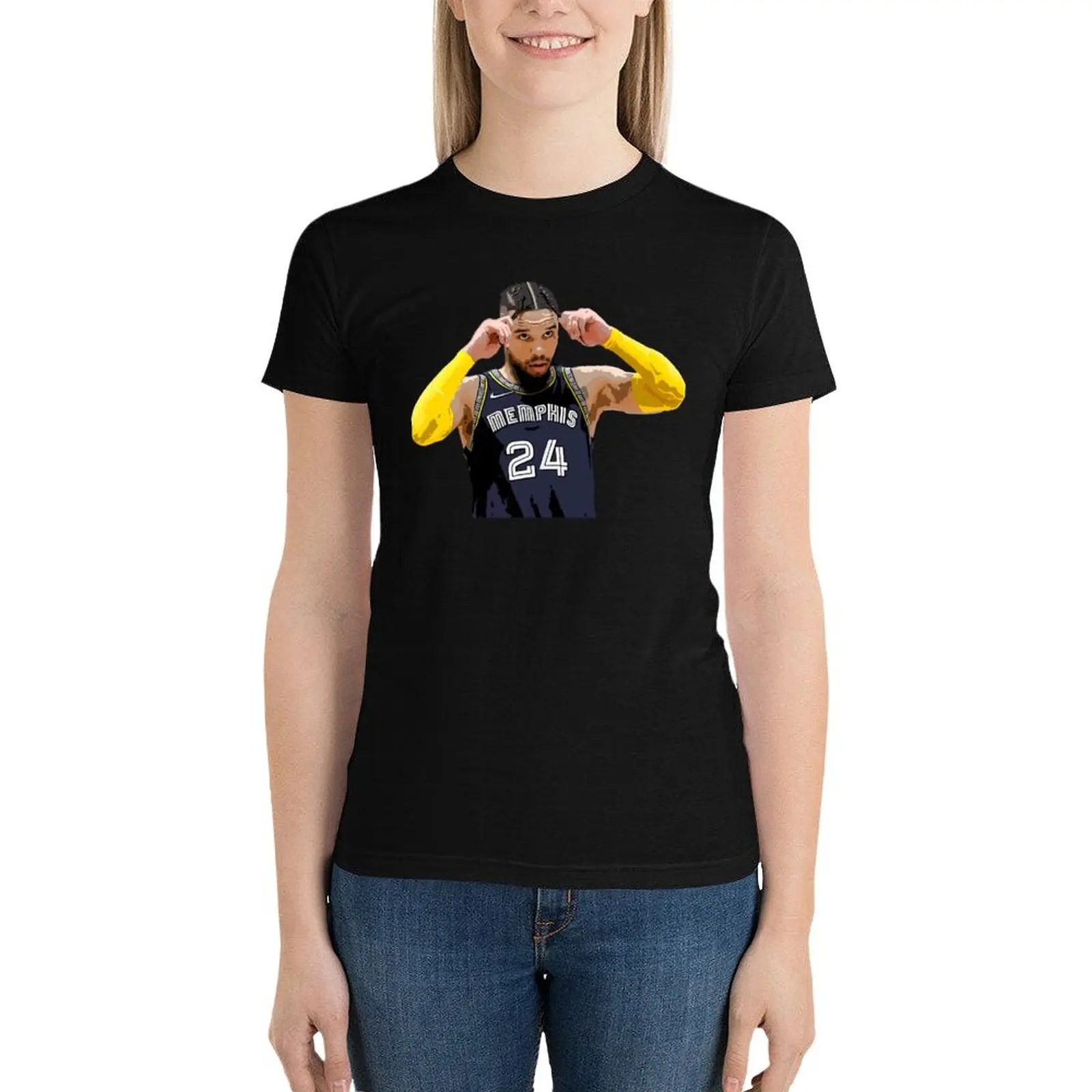 Футболка женская свободного кроя с рисунком