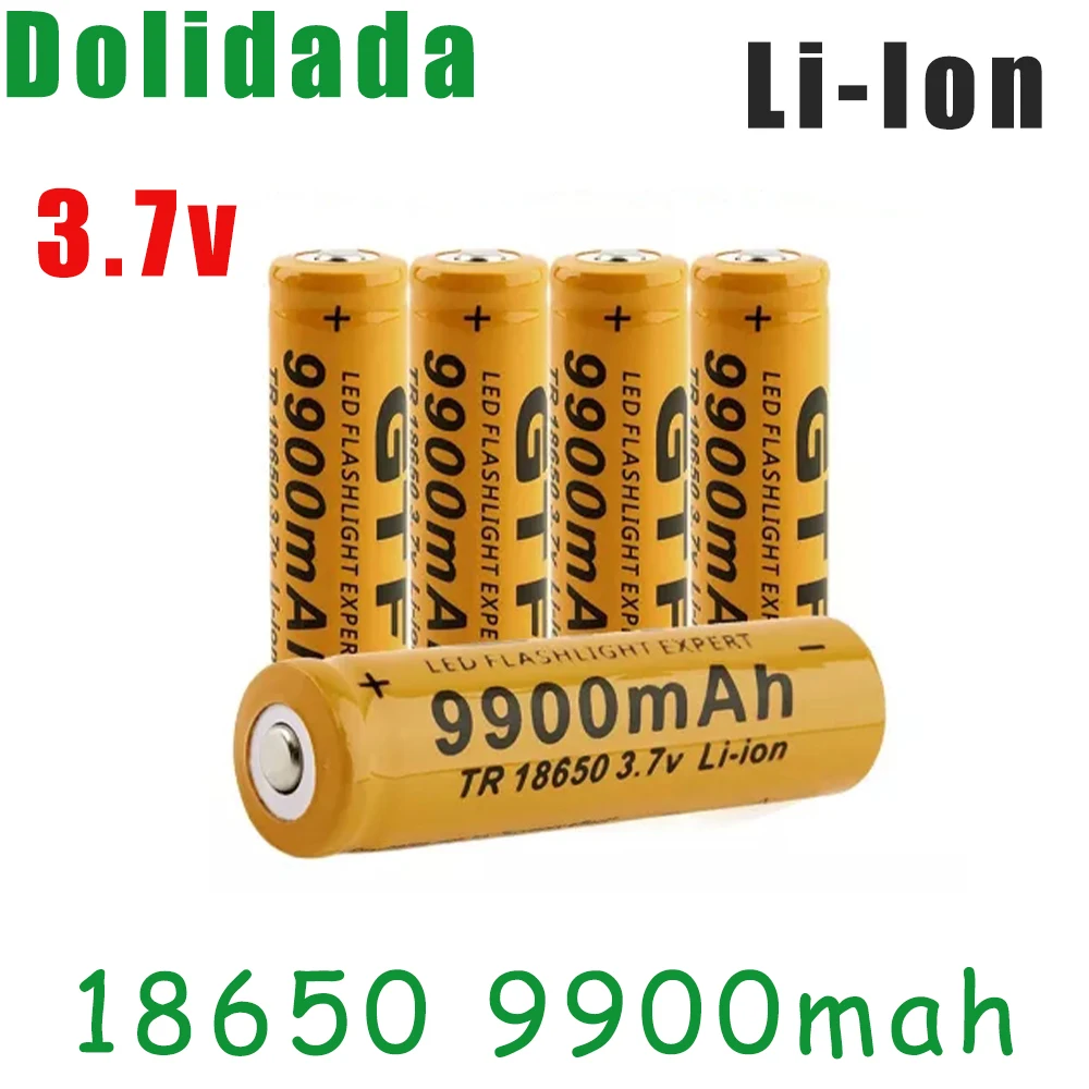 

TR18650 3.7V 9900mAh battery forLED flashlight rechargeable Li-ion battery hot new high quality printer GTF9900mah battery