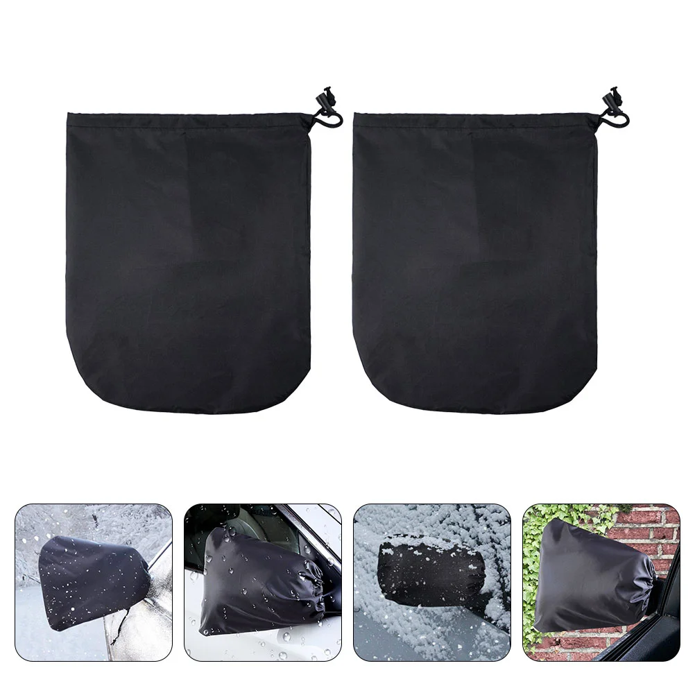 

2 Pcs Mirror Protection Convenient Shield Rear View Cover Outdoor Accessories Protector Useful Proof Oxford Cloth Guard