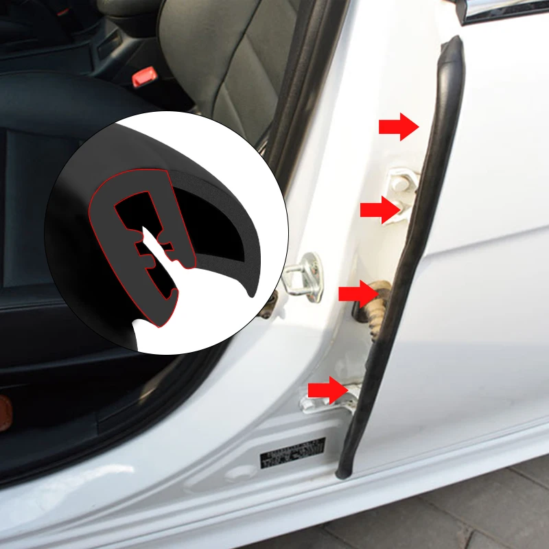 Резиновая уплотнительная лента для автомобильной двери 2 м B Pillar специального
