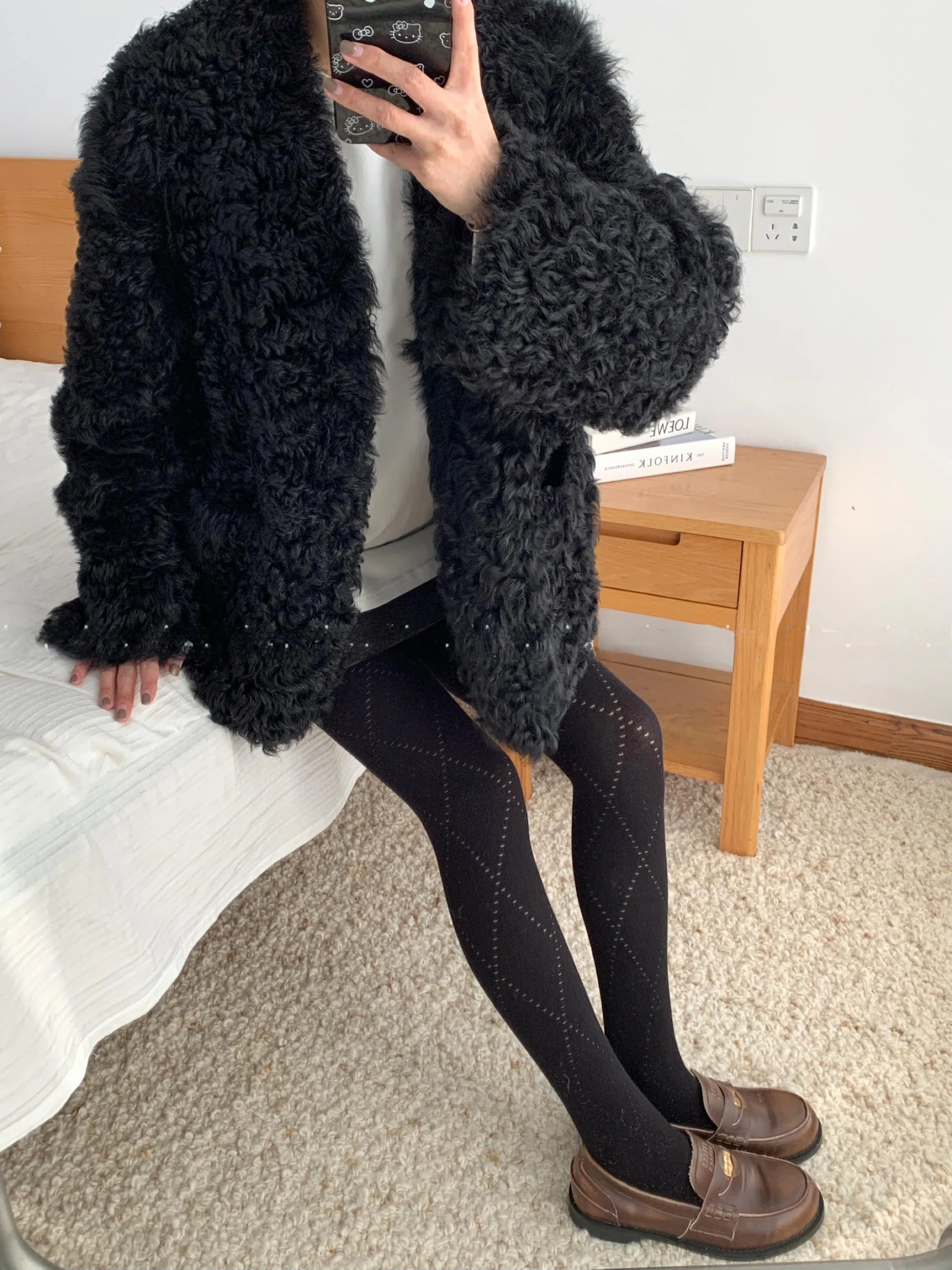 Gwwen осенние и зимние серые полые эластичные утягивающие брюки с бриллиантами