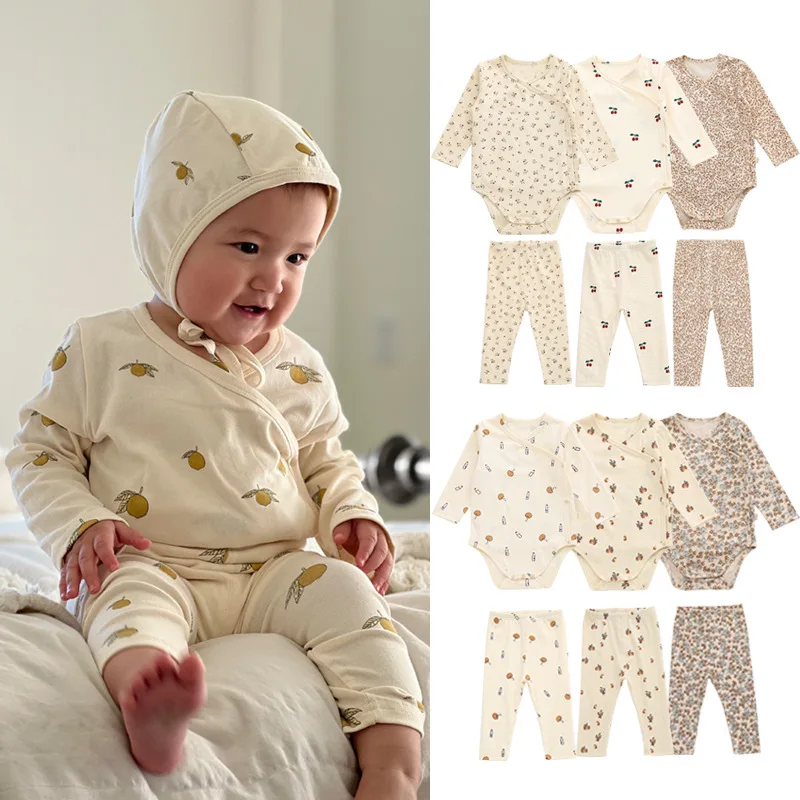 

Newborn Baby Boys Girls Long Sleeve Romper Summer Infant Jumpsuit Toddler Baby Clothes Infant Printed Jumpsuits Playsuit Outfits