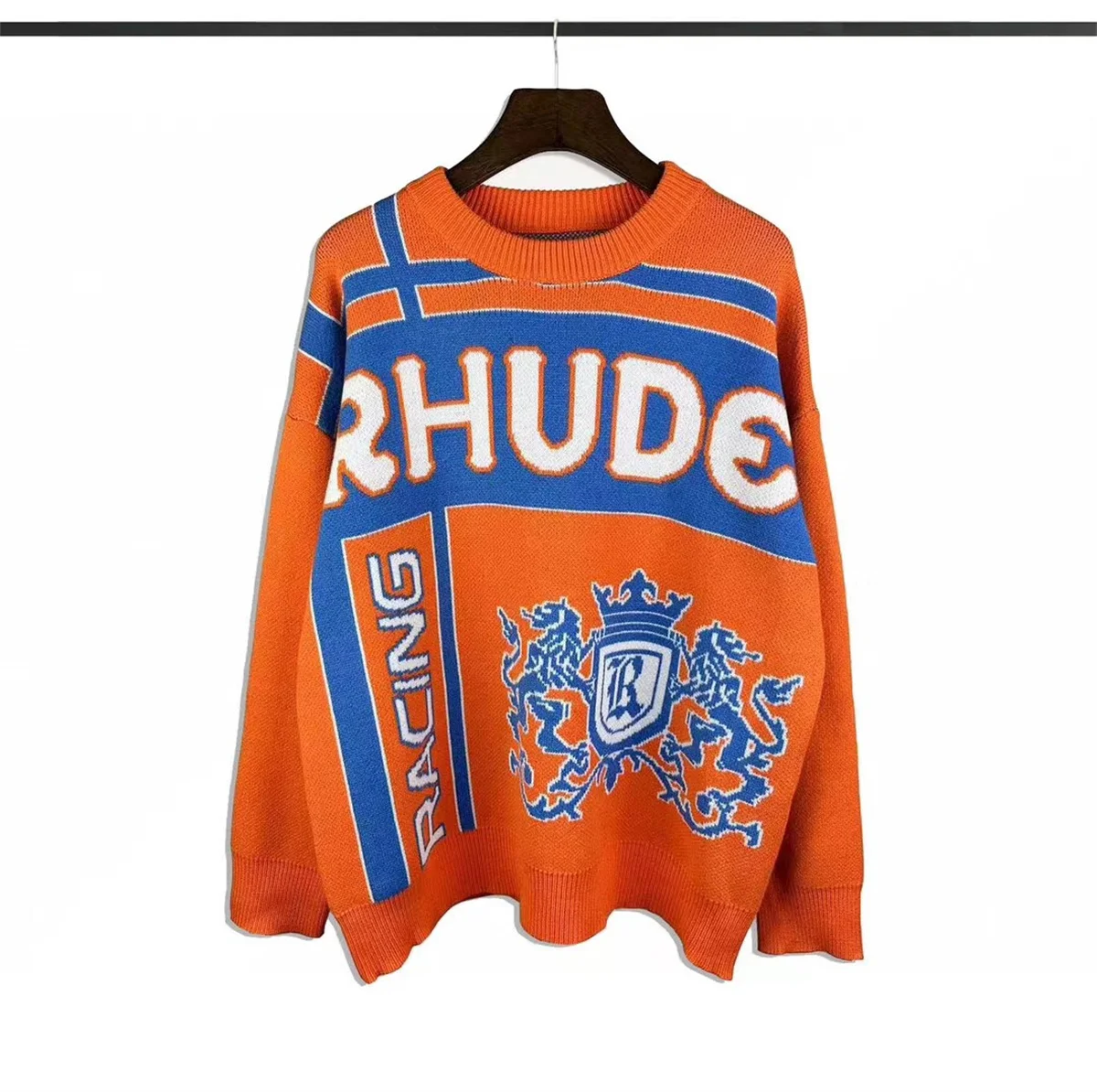 

Пуловер ревеня 2023fw в стиле хип-хоп для мужчин и женщин, религиозные винтажные женские блузы Джастин Бибер, свитер ревеня вильсенора, высокое качество