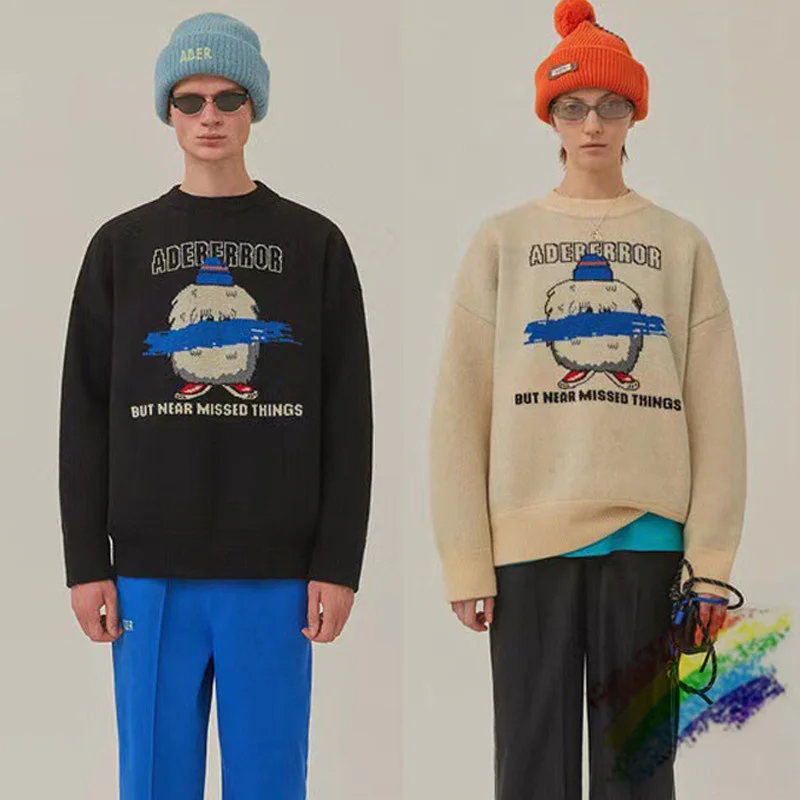

2021FW Cartoon Snowm Ader Error Sweater Men Women 1:1 High Quality Adererror Sweatshirts Knitted sweaters
