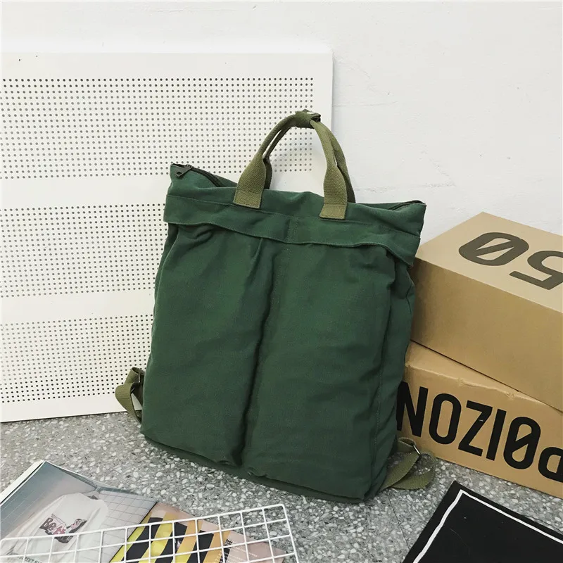 

Dropshipping Lazy Style Canvas Art Backpack Korean Fashion College School Bag Large Capacity Leisure Travel Backpacks