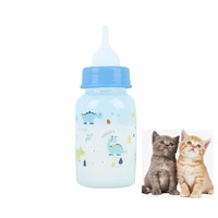 125ml pet bottle kit liquid bottle silicone mini teat for newborn kittens puppies rabbit animals cat feeding bottle tool