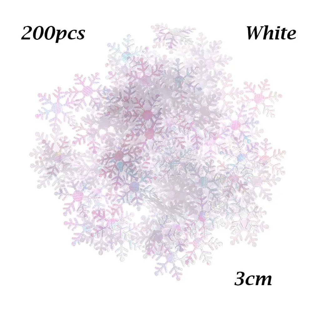 Декоративные снежинки из ПВХ, смешанный цвет снежинки из бумаги первый снег