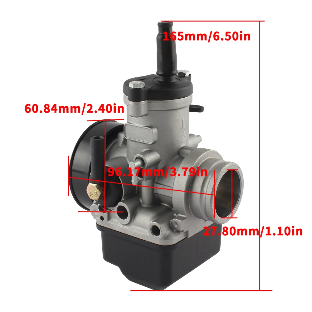 Фото Карбюратор для мотоцикла Dellorto PHBH 28 30 28BS 30BS для Yamaha TZR Piaggio Kart ATV UTV 4T R3311 R3488, модифицированный для мотокросса №3