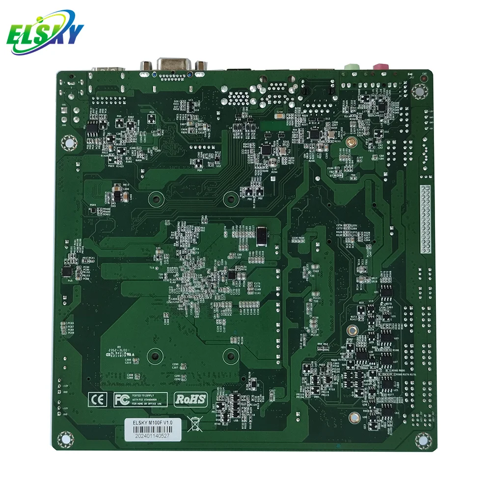 Фото Новая материнская плата ELSKY Combo для компьютеров M100F с процессором Alder Lake N100 N97 N95 N305, DDR4, до 16 ГБ, 2/6/10*COM, VGA/DP, HD_MI, L №5