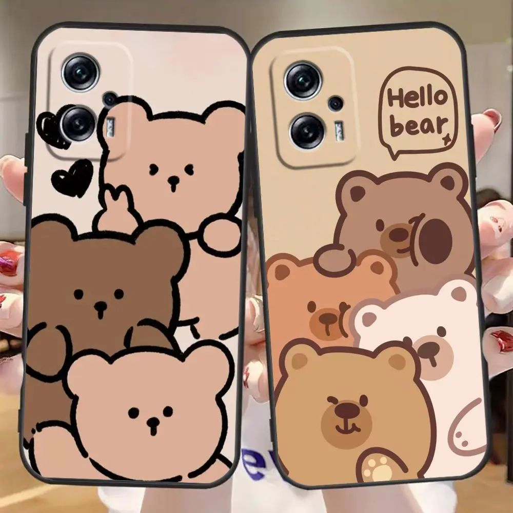 

Cute Panda Tiger Cat Case For Redmi Note 12 11 10 9T 9S 9 8T 8 7 6 5 5A 4 3 A1 GO Pro Aprime 5G 4G Case Funda Cqoue Shell Capa