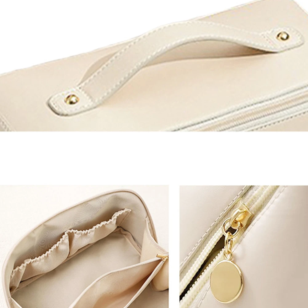 

Women Large-capacity Makeup Bag Cosmetic Bag Toiletries Storage Travel Organizer High Quality Travel Makeup Storage Bag