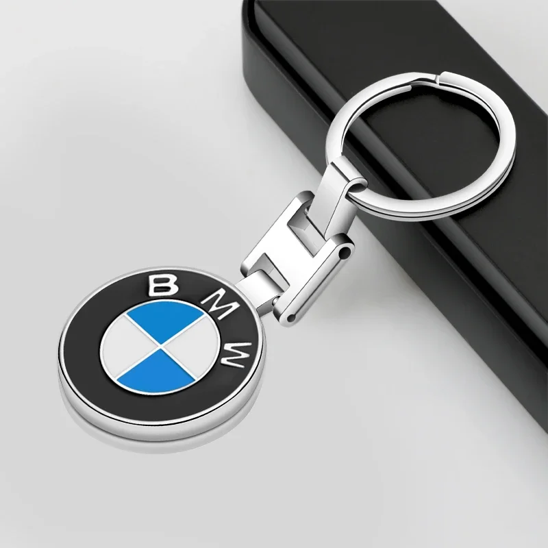 3D металлический брелок с логотипом автомобиля для ключей аксессуары интерьера BMW