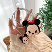 cute cartoon cable protector cable holder phone cord protector for iphone ipad 18w20w fast charger cable protection organizer