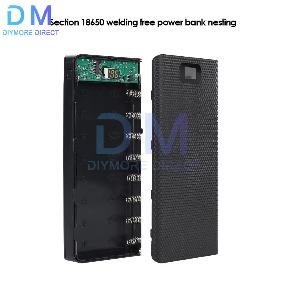 8*18650 зарядное устройство для аккумулятора внешний аккумулятор милая коробка