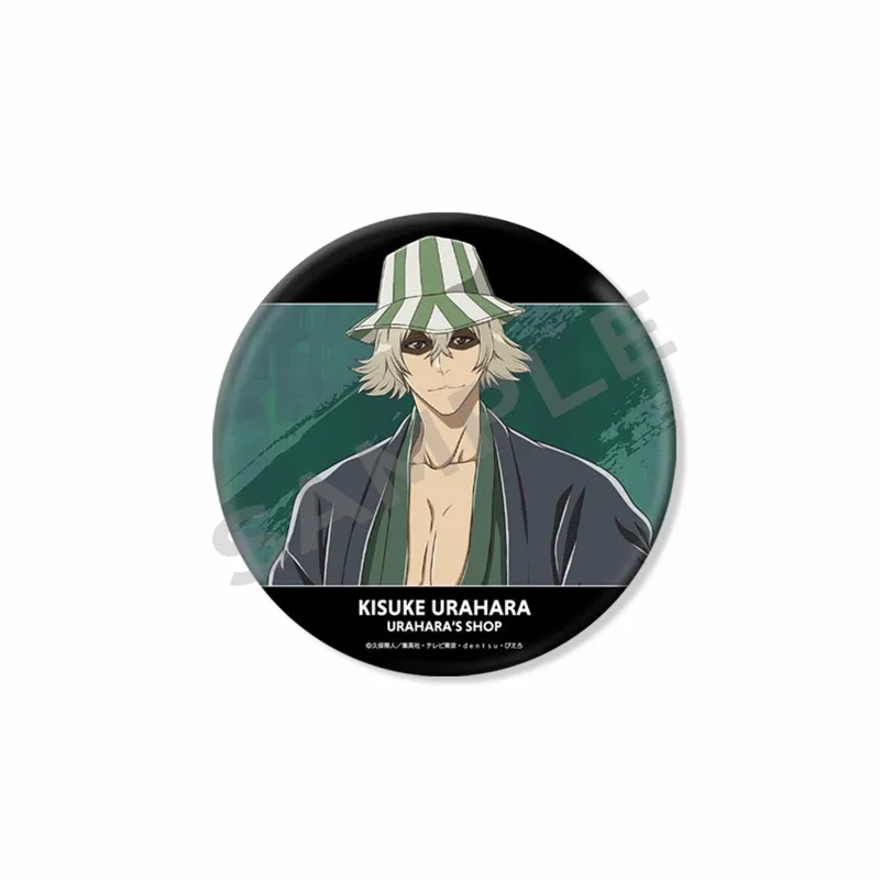 Anime Bleach Enamel Pin Death Mask Cartoon Figure Ichigo Rukia Kokuto Badge Jewelry Gifts Fashion Lapel Brooch Accessories