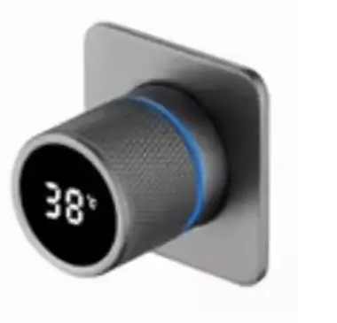 

Цифровой квадратный смеситель для душа, односторонний клапан, смеситель для душа из твердой латуни или управление биде, настенный смеситель для горячей и холодной воды