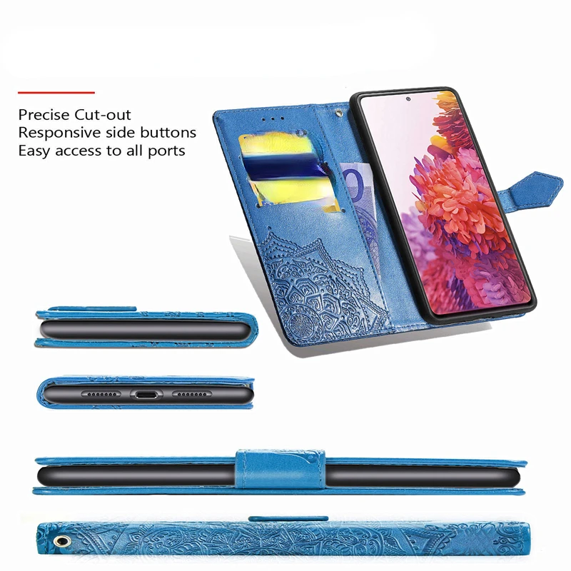 

New Arrival Case For Samsung Note 20 ultra 8 9 S20 FE S10 S9 S8 plus Cover For Galaxy A31 A51 A71 A21s A41 Luxury Leather Wallet