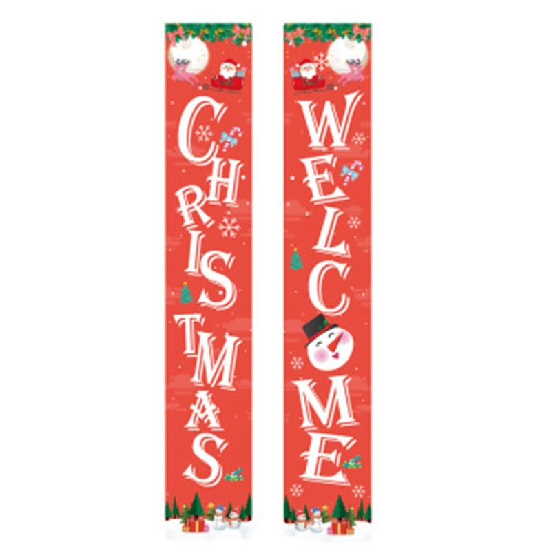 

Лидер продаж, 1 пара креативных подвесных украшений для дверей, рождественские навесные дверные занавески, подвесные баннеры для дома, бара