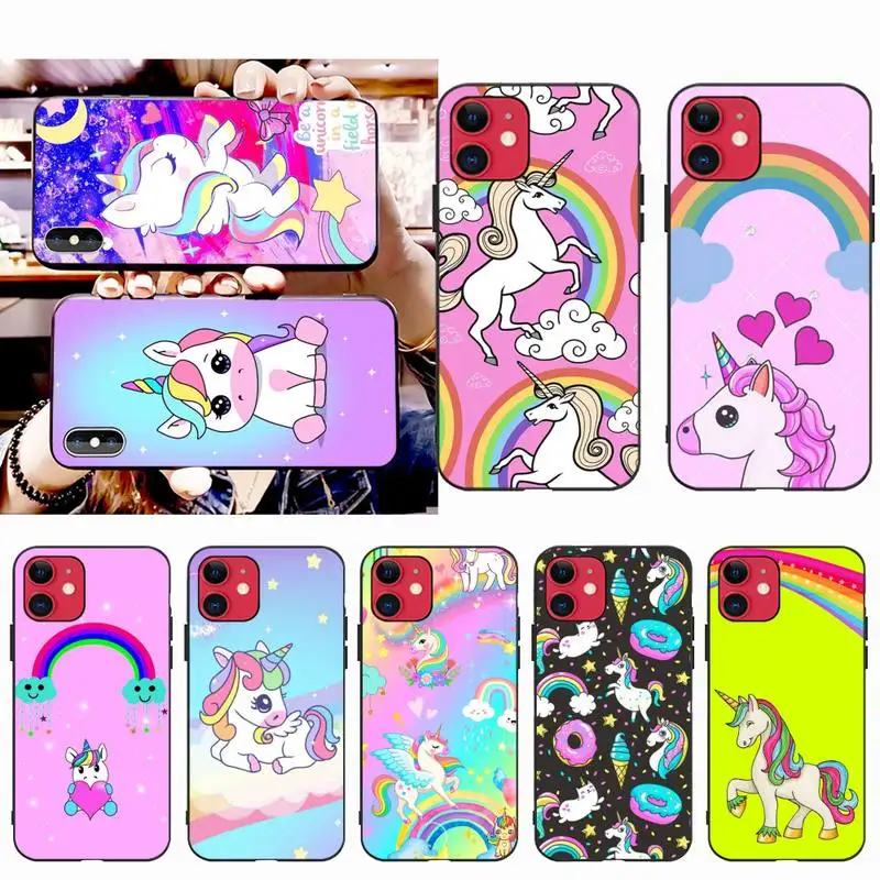

My Little Pony and Minnie Mouse Phone Case For iphone 12 11 Pro Max Mini XS Max 8 7 6 6S Plus X 5S SE 2020 XR Cover
