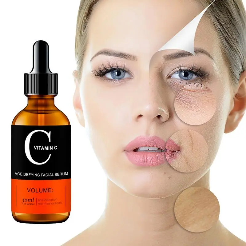 

30 Ml Vitamin C Serum For Face Anti-Aging Organic Serum With Hyaluronic Acid For Face Eye Dark Spot Corrector With Hyaluronic