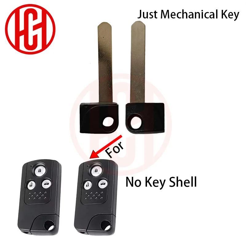 

Пустой аварийный ключ для смарт-ключа, дистанционное запасное лезвие без ключа для Honda, умный ключ, лезвие для ключа с лезвием HON66