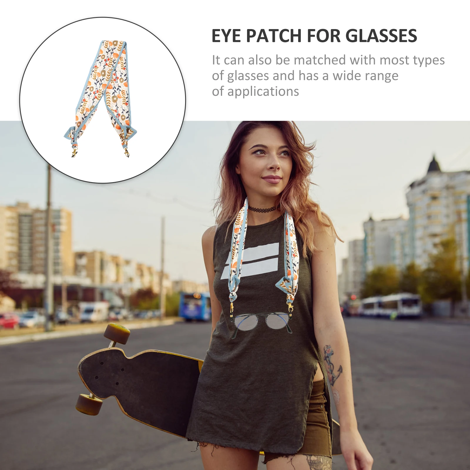 

Bohemian Style Mask Lanyard Decorative Eyeglasses Lanyard Hanging Glasses Lanyard for Women
