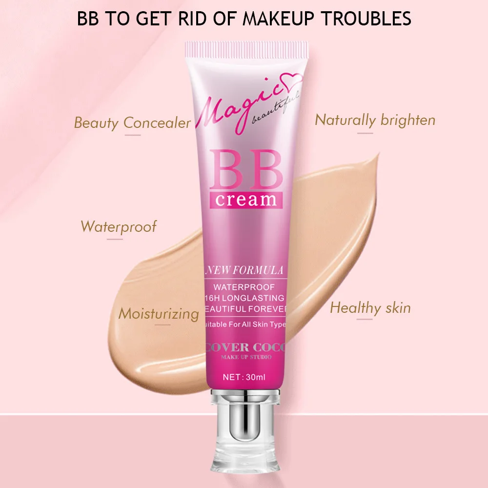 

Concealer BB Cream Moisturizing Concealer Skincare BB Cream Brightening Facial Complexion Nude Makeup