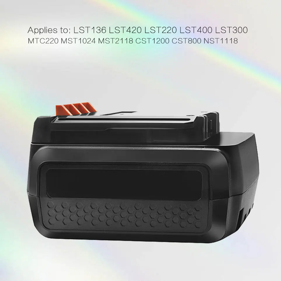 

2022 36 В сменный литий-ионный аккумулятор 5000 мАч для Black & Decker LBXR36 LBX36 LST136 BL2036 перезаряжаемый электроинструмент