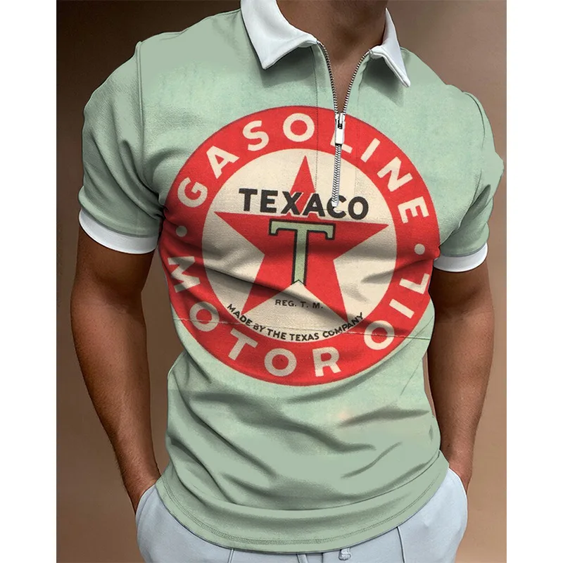 Новинка 2022 Летняя мужская рубашка-поло с надписью цвет брендовая одежда коротким
