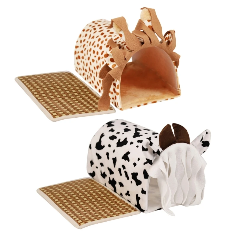 

Декор для домашних животных, туннель для укрытия, игрушка, хомяк, плюшевая трубка, зимнее постельное белье, игрушка, туннели для укрытия для ...