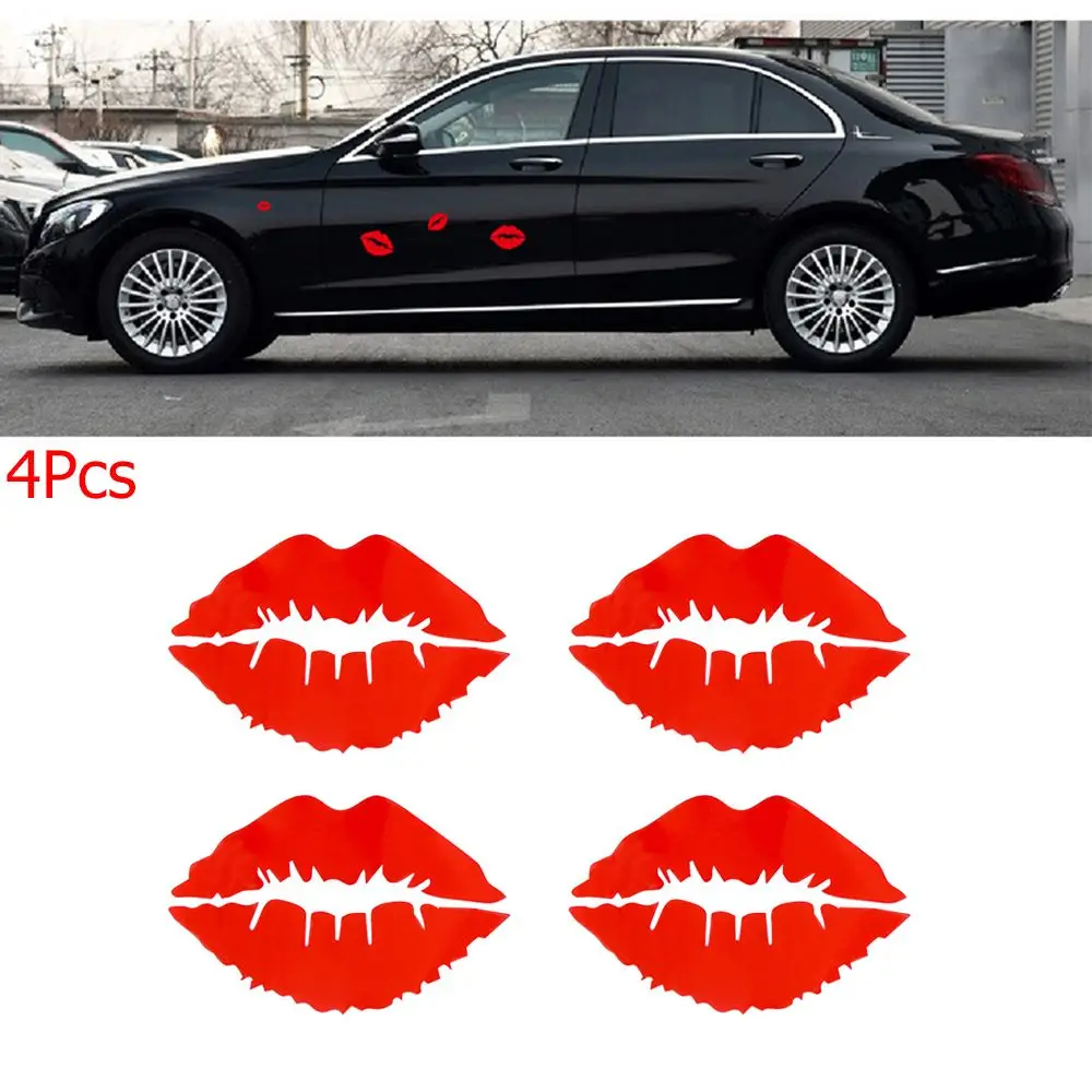 

Red lips kiss For Auto Car/Bumper/Window Vinyl Decal Sticker Decals DIY Decoration