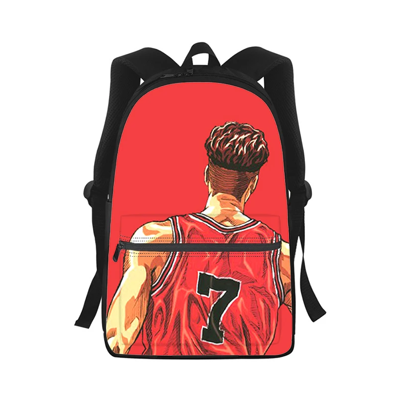 Slam Dunk Anime basketball Men Women Backpack 3D Print Fashion Student School Bag Laptop Backpack Kids Travel Shoulder Bag