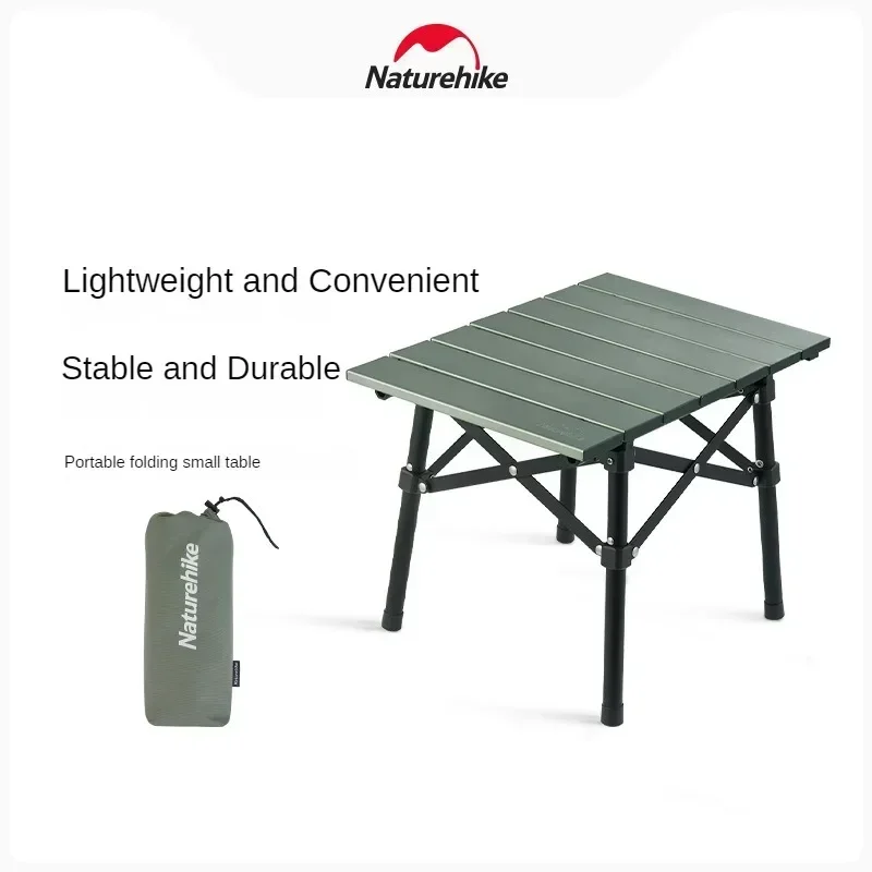 Naturehike-Складной стол из алюминиевого сплава легкий походный для барбекю пикника