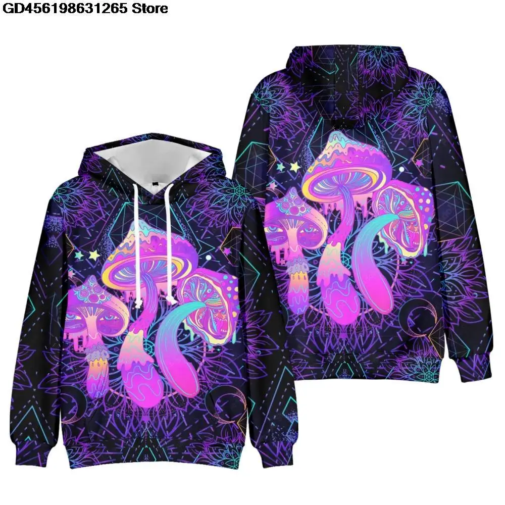 

Men Hoodi 2022 Anime Mushroom Clothing Oversized Women Men Hoodies Sweatshirts Boy Kids Tracksuit Kawaii Tops Mushroom Pullovers