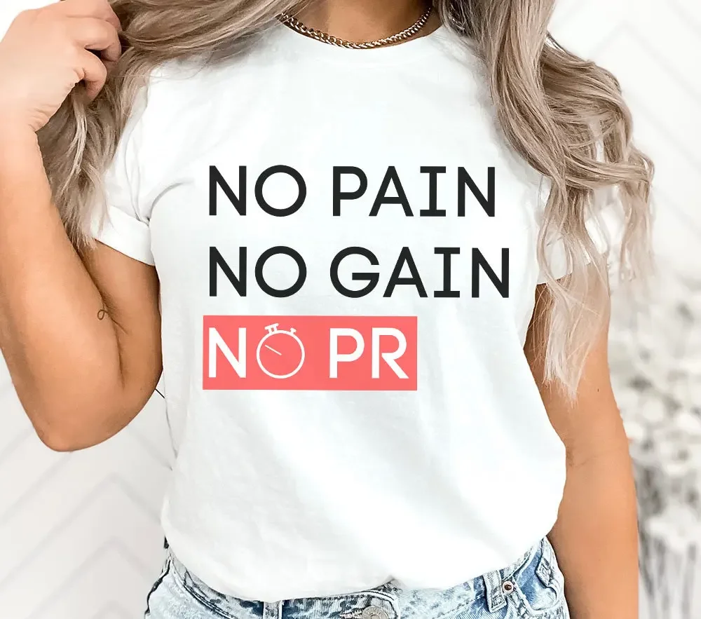 Camiseta de correr para el día la carira media maraton веселая