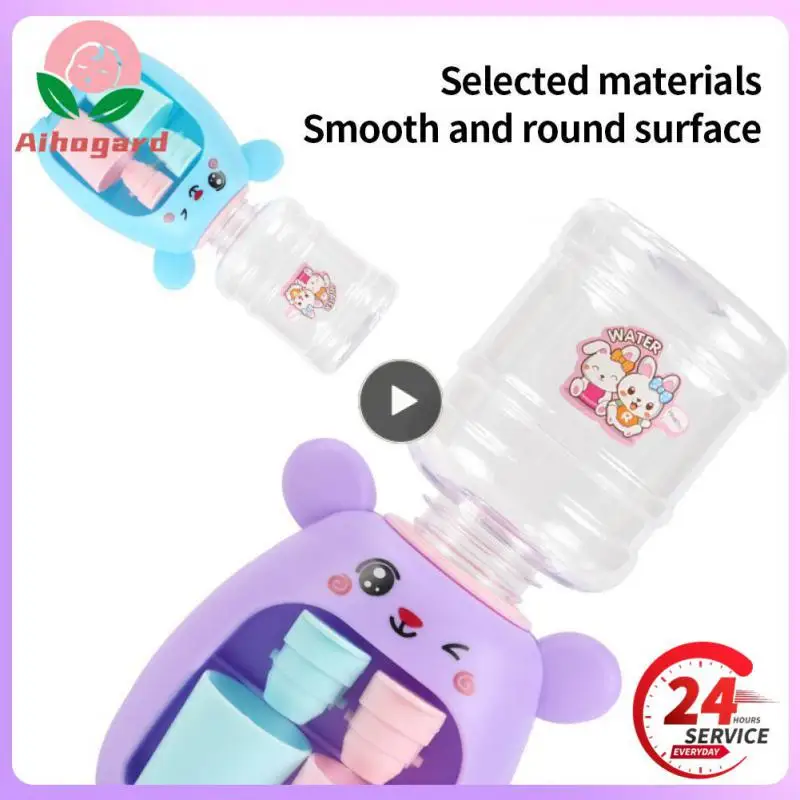 

1PCS Mini Water Dispenser for Children Kids Gift Cute Cold/Warm Water Juice Milk Drinking Fountain Simulation Cartoon Pig