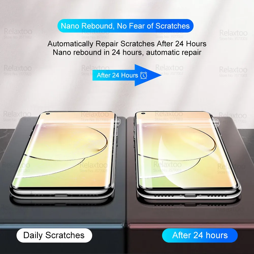 3 шт. изогнутая Гидрогелевая пленка для Realme 10 не закаленное стекло Защита экрана