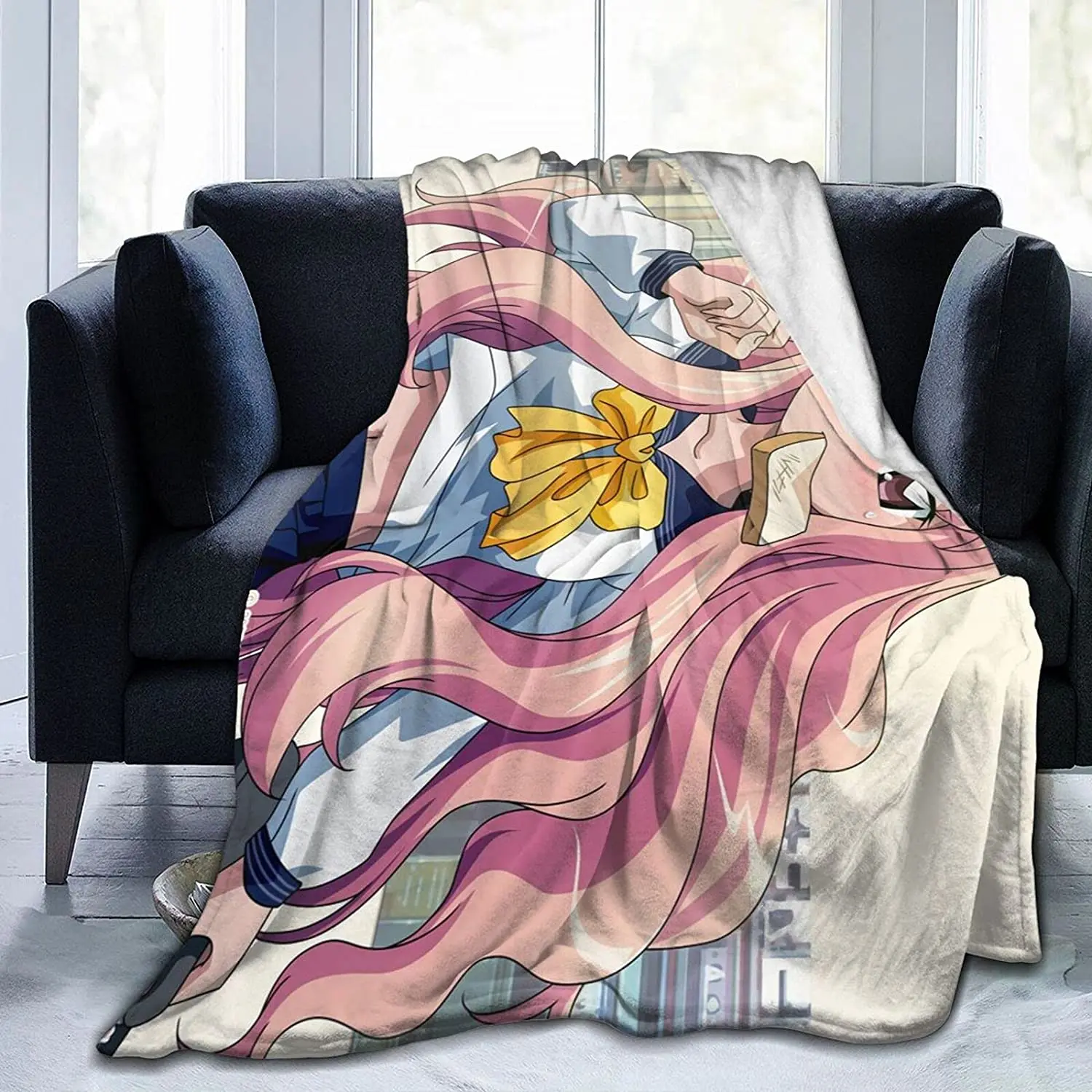 

Louise De La Vallière Fluffy Soft and Comfortable Blanket, Anime Warm Embrace of Sympathy